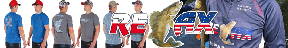 Фирменная футболка голубая Relax FRB