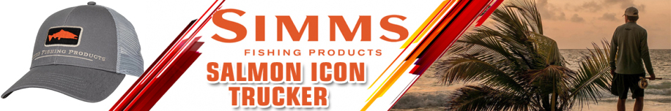 Simms Salmon Icon Trucker, Slate