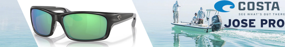 Costa Jose Pro 580G (Matte Black/Green Mirror 580G)