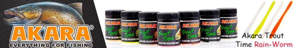 Akara Trout Time Rain-Worm 2.5 Cheese