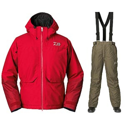ダイワ防寒着Lサイズ　DW-1203 Костюм зимний Daiwa DW-1203 Winter Suit Красный