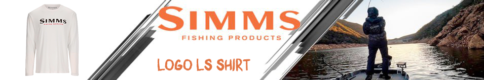 Simms Logo LS Shirt, White