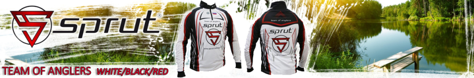 Sprut Team of Anglers White/Black/Red