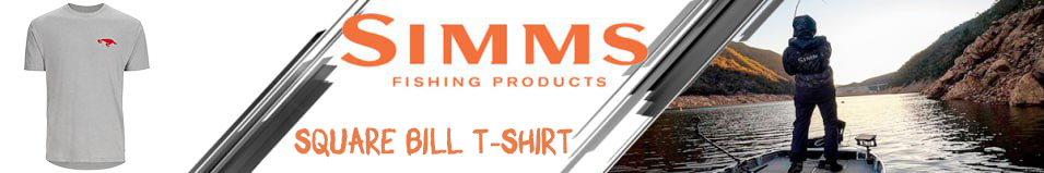 Simms Square Bill T-Shirt, Cinder Heather