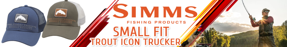 Simms Small Fit Trout Icon Trucker, Dark Moon