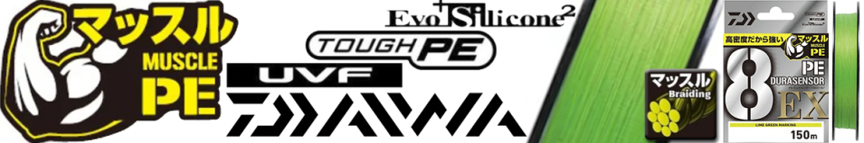 Daiwa UVF PE Durasensor X8EX+SI3 LGM 200m