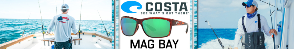 Costa Mag Bay 580 P Tortoise/Green Mirror