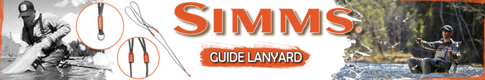 Simms Guide Lanyard, Simms Orange