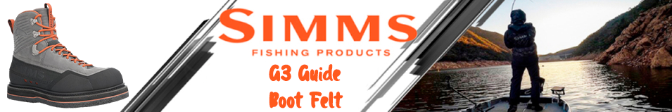 Simms G3 Guide Boot - Felt, Slate