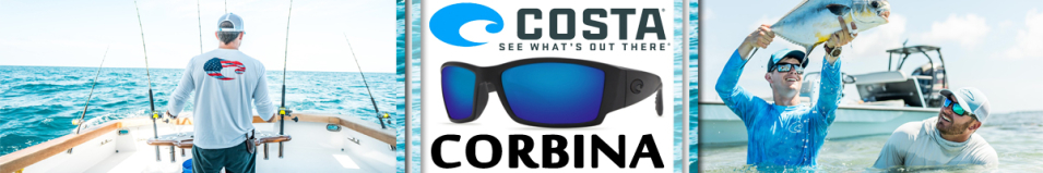 Costa Corbina 580 P Black/Blue Mirror