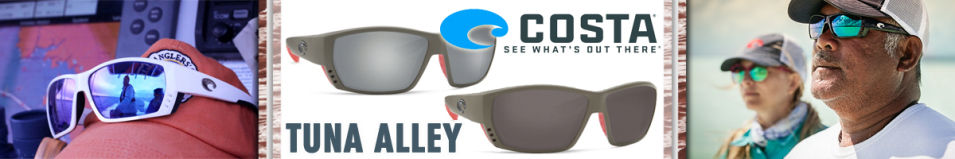 Costa Tuna Alley 580 P Race Gray/Gray