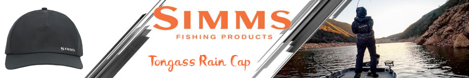 Simms Tongass Rain Cap, Black