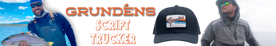 Grundens Script Trucker, Navy