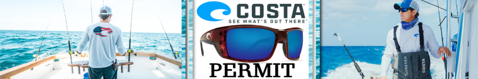 Costa Permit Global Fit 580G Tortoise Global Fit/Blue Mirror 580G