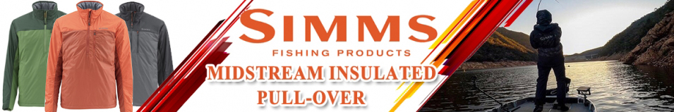 Simms Midstream Insulated Pull-Over, Simms Orange