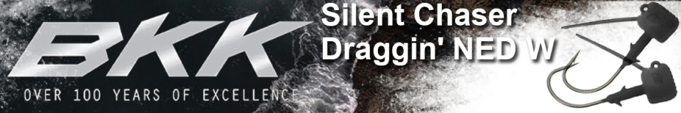 BKK Silent Chaser-Draggin' NED W. #1/0, Black