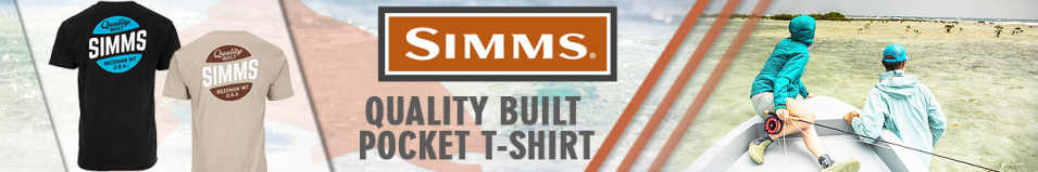 Simms Quality Built Pocket T-Shirt, Black