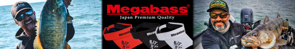 Megabass Sun Visor White/Black