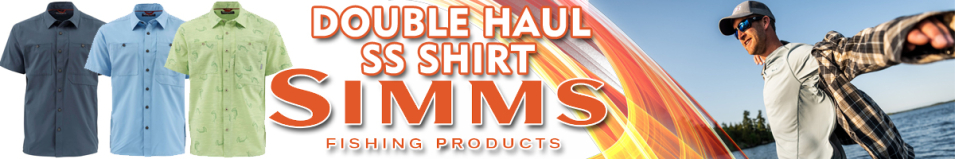 Simms Double Haul SS Shirt, Faded Denim