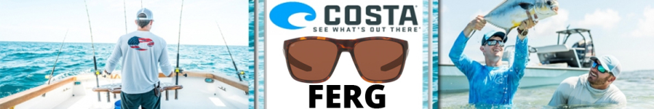 Costa Ferg 580P Matte Tortoise/Cooper