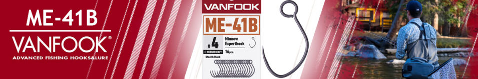 Vanfook ME-41B Minnow Experthook Medium Heavy Wire