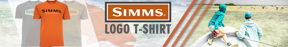 Simms Logo T-Shirt, Adobe Heather