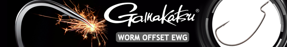 Gamakatsu Hook Worm Offset EWG (Black)