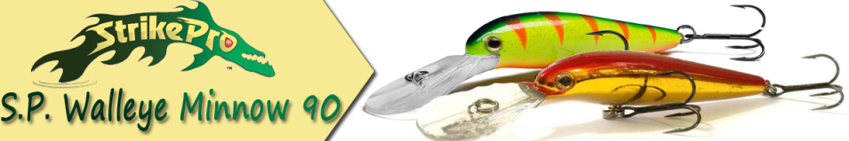 Strike Pro S.P. Walleye Minnow 90 (JL-022F)