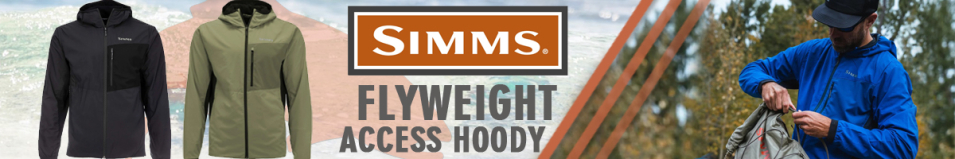 Simms Flyweight Access Hoody, Black