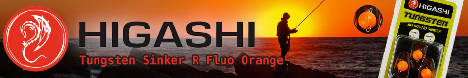 Higashi Jig Tungsten Sinker R Fluo Orange