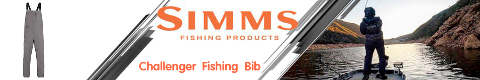 Simms Challenger Fishing Bib, Steel