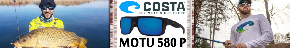 Costa Motu 580 P Blackout/Blue Mirror