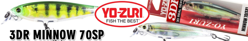 Yo-Zuri 3DR Minnow 70SP R1308