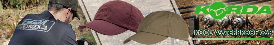 Korda Kool Waterproof Cap Burgundy