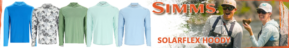 Simms SolarFlex Hoody, Bright Blue/Seaport