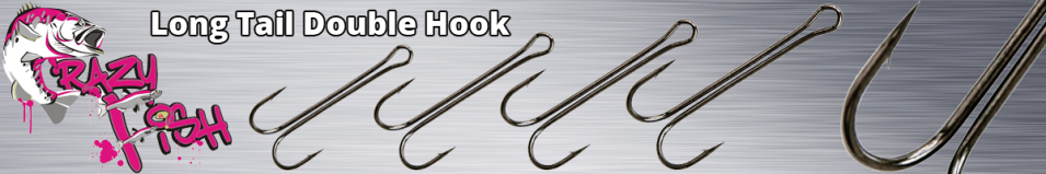 Crazy Fish Long Tail Double Hook