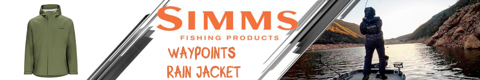 Simms Waypoints Rain Jacket, Dark Clover