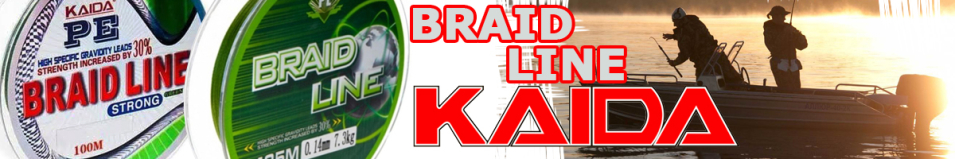 Kaida Braid Line зеленая 100м