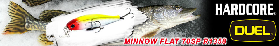 Duel Hardcore Minnow Flat 70SP R1358