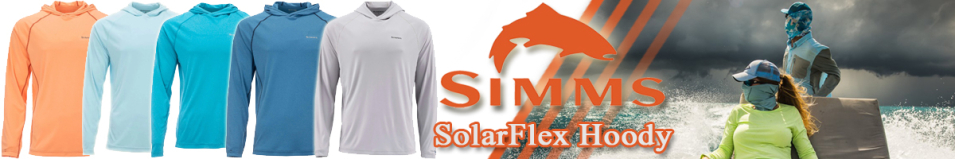 Simms SolarFlex Hoody, Coral Reef Heather