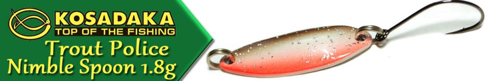 Kosadaka Trout Police Nimble Spoon 1.8g.