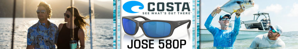 Costa Jose 580P (Matte Gray/Blue Mirror 580P)