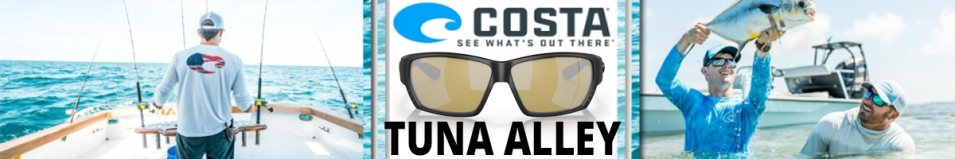 Costa Tuna Alley 580P Blackout/Silver Sunrise