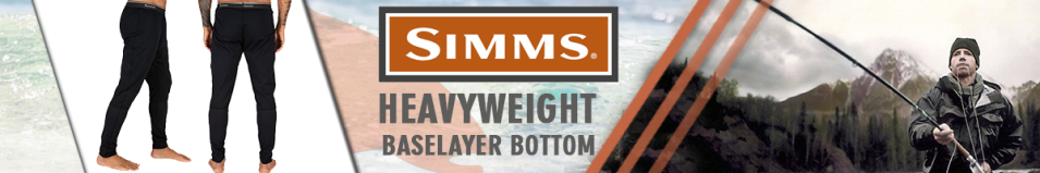 Simms Heavyweight Baselayer Bottom, Black