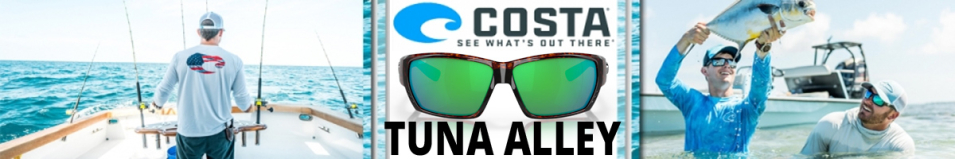 Costa Tuna Alley 580P Tortoise/Green Mirror