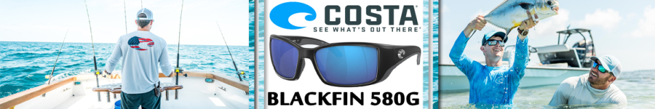 Costa Blackfin 580 GLS Black/Blue Mirror