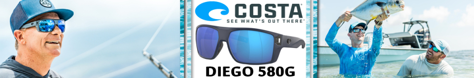 Costa Diego 580G Midnight Blue/Blue Mirror 580G