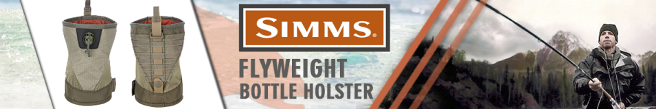 Simms Flyweight Bottle Holster, Tan