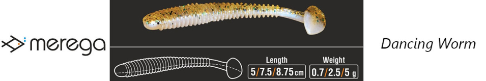 Merega Dancing Worm 75мм 2,5гр.