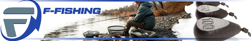 F-Fishing Грузило Капля плоская с впаянным вертлюгом